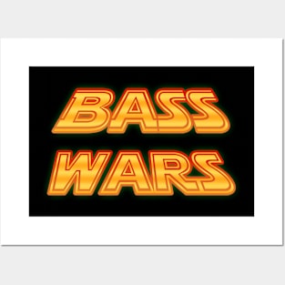 Bass Wars by Basement Mastermind Posters and Art